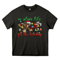 Asphalt no place like for the holiday Heavy Core Tee - MaliasSmallBusiness