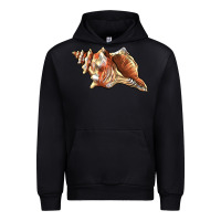 Black sea   shell Urban Hoodie - BarkalooDesign