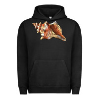 Pigment Black sea   shell Urban Hoodie - BarkalooDesign