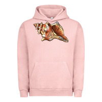 Pigment Salmon sea   shell Urban Hoodie - BarkalooDesign