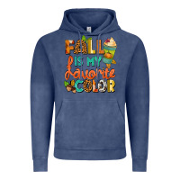 Vintage Denim Fall is my favorite color Vintage Hoodie - NancyCooperArtShop
