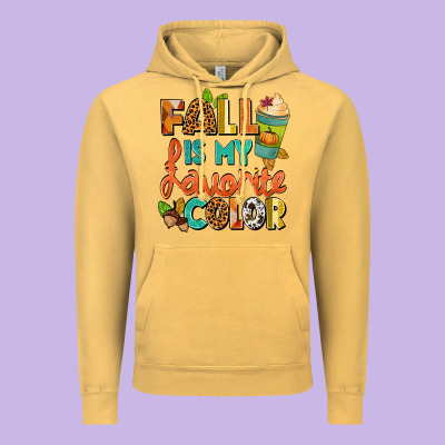 Fall Is My Favorite Color Vintage Hoodie Designed By Nancycooperartshop