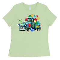 Matcha autism truck Ladies Tee - LillyAllenDesigns