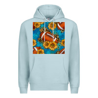 Blue Mist american football with leopard Premium Hoodie - BundleAndBundleShop