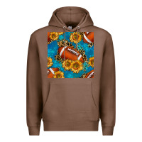 Chestnut american football with leopard Premium Hoodie - BundleAndBundleShop