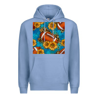 Colony Blue american football with leopard Premium Hoodie - BundleAndBundleShop