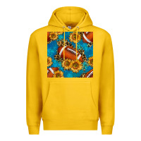 Lemon american football with leopard Premium Hoodie - BundleAndBundleShop