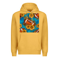 Mustard american football with leopard Premium Hoodie - BundleAndBundleShop