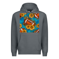 Rock american football with leopard Premium Hoodie - BundleAndBundleShop