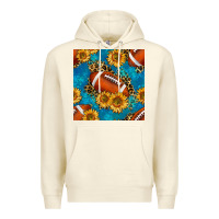 Sandshell american football with leopard Premium Hoodie - BundleAndBundleShop