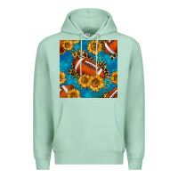 Seafoam american football with leopard Premium Hoodie - BundleAndBundleShop