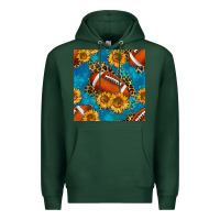 Sports Green american football with leopard Premium Hoodie - BundleAndBundleShop