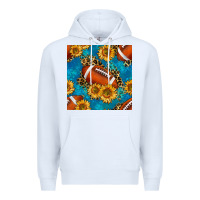 White american football with leopard Premium Hoodie - BundleAndBundleShop