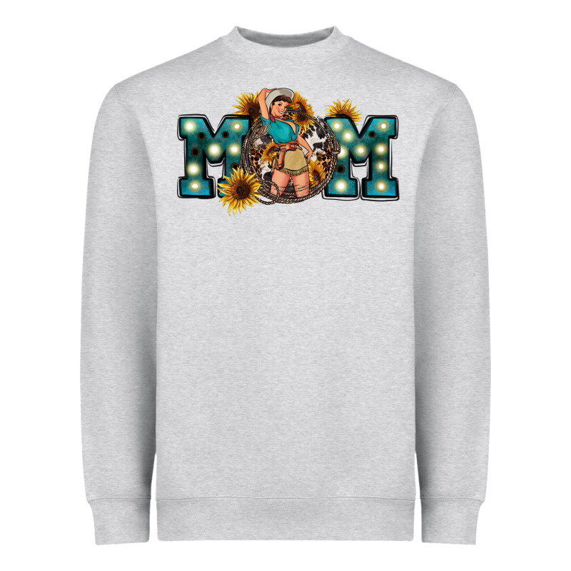 Western Mom Mother's Day Heavyweight Sweatshirt by FaDigitalArtStudio | Teevron