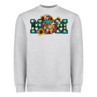 Heather Grey Western Mom Mother's Day Heavyweight Sweatshirt - FaDigitalArtStudio