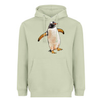 Matcha penguin Heavyweight Hoodie - LillyAllenDesigns