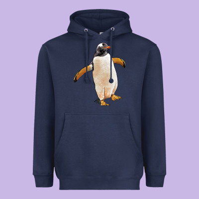 Penguin Heavyweight Hoodie Designed By Lillyallendesigns