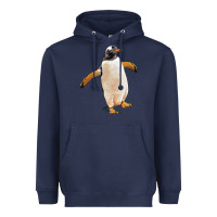 Navy penguin Heavyweight Hoodie - LillyAllenDesigns