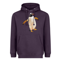 Plum penguin Heavyweight Hoodie - LillyAllenDesigns