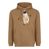 Toasted Coconut penguin Heavyweight Hoodie - LillyAllenDesigns