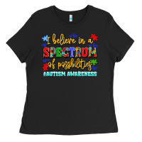 Black i believe in a spectrum of possibilities Ladies Tee - LillyAllenDesigns