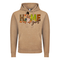 Vintage Coffee Home girl Fall afro girl Vintage Hoodie - NancyCooperArtShop