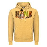 Vintage Mustard Home girl Fall afro girl Vintage Hoodie - NancyCooperArtShop