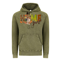Vintage Olive Home girl Fall afro girl Vintage Hoodie - NancyCooperArtShop