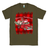 Army Green Merry Christmas Y'all Truck Classic Tee - Bettercallsaul