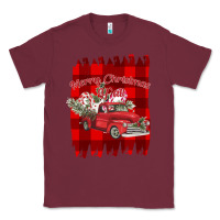 Burgundy Merry Christmas Y'all Truck Classic Tee - Bettercallsaul