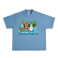 Pebble Blue merry christmas gnomes Urban Heavy Tee - texasbilliewilder