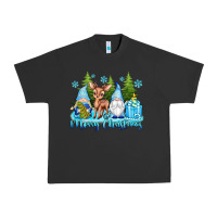Pigment Black merry christmas gnomes Urban Heavy Tee - texasbilliewilder