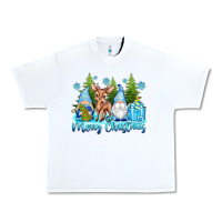White merry christmas gnomes Urban Heavy Tee - texasbilliewilder