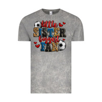 Cloud Rock little sister biggest fan soccer Vintage Tee - Jasminsmagicworld