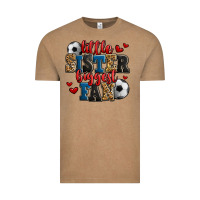 Vintage Coffee little sister biggest fan soccer Vintage Tee - Jasminsmagicworld