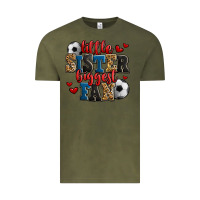 Vintage Olive little sister biggest fan soccer Vintage Tee - Jasminsmagicworld