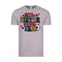 Vintage Zinc little sister biggest fan soccer Vintage Tee - Jasminsmagicworld