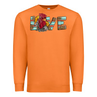 Carrot love rooster head Premium Sweatshirt - LillyAllenDesigns