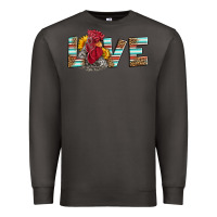 Smoke love rooster head Premium Sweatshirt - LillyAllenDesigns