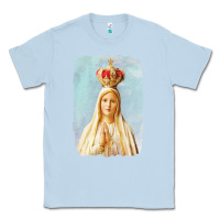 Dusty Blue our lady of fatima Classic Tee - tuanDangUi