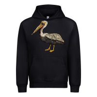 Black louisiana state bird pelican Urban Hoodie - BarkalooDesign