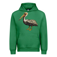Emerald louisiana state bird pelican Urban Hoodie - BarkalooDesign