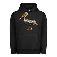 Pigment Black louisiana state bird pelican Urban Hoodie - BarkalooDesign