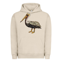 Pigment French Oak louisiana state bird pelican Urban Hoodie - BarkalooDesign