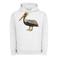 Pigment Lunar Rock louisiana state bird pelican Urban Hoodie - BarkalooDesign