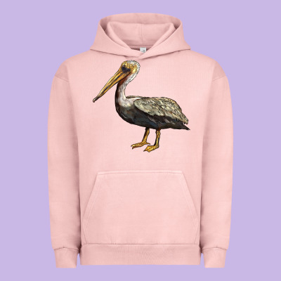 Louisiana State Bird Pelican Urban Hoodie Designed By Barkaloodesign