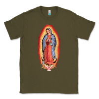 Army Green our lady of guadalupe virgin mary Classic Tee - tuanDangUi