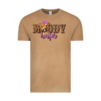 Vintage Camel Moody Heifer with Leopard Vintage Tee - texasbilliewilder