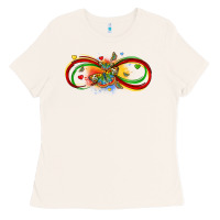 Bone butterfly infinity symbol autism Ladies Tee - LillyAllenDesigns