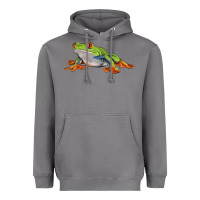 Storm red eyed tree frog Heavyweight Hoodie - LillyAllenDesigns